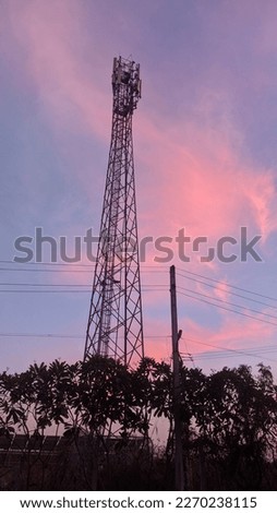 Tower evening time sunset picture clicked 