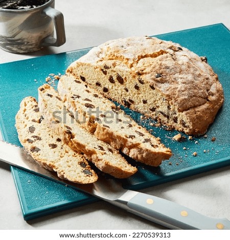 Irish Soda Bread With Raisins
 Royalty-Free Stock Photo #2270539313