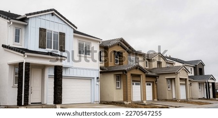 Newly built rental homes in Northern California Royalty-Free Stock Photo #2270547255