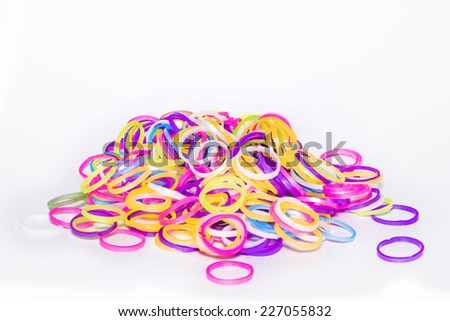 Color rubber band for kid.