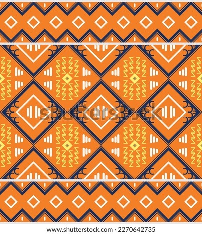 Vector ethnic design pattern. traditional pattern design It is a pattern geometric shapes. Create beautiful fabric patterns. Design for print. Using in the fashion industry.