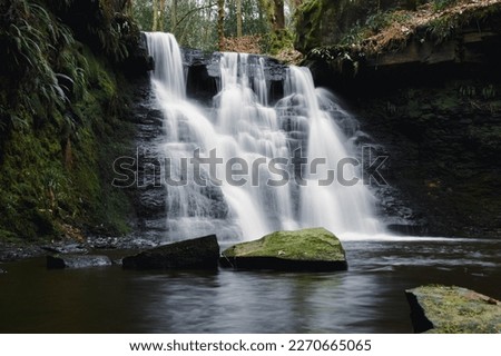 Goit Stock waterfall, Harden Beck, West Yorkshire Royalty-Free Stock Photo #2270665065