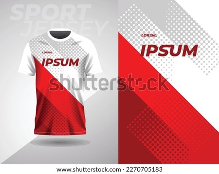 red abstract sports jersey football soccer racing gaming motocross cycling running