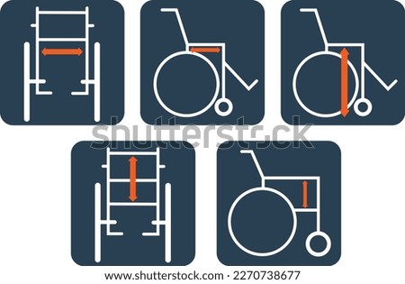 Wheelchair icons pack premium
EPS 10