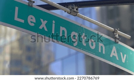 Lexington Avenue in Manhattan New York - travel photography Royalty-Free Stock Photo #2270786769