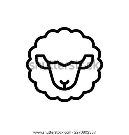 Animal Head, Animal Flat Icon Logo Illustration. Animal Icon-set. Suitable For Web Design, Logo, App. Royalty-Free Stock Photo #2270802359