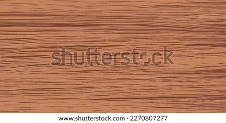 Uniform cedar wood grain texture with horizontal veins. Vector wooden background. Lining boards wall. Dried planks. Painted wood. Swatch for laminate Royalty-Free Stock Photo #2270807277