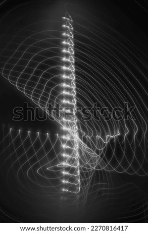 Trippy abstract lighting effects creates interesting black and white backdrops and textures