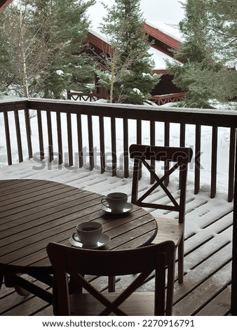 photo of ski resort in winter