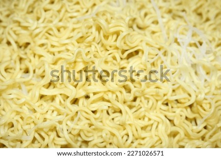 Instant noodles texture. Close up.