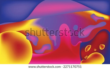 Color gradient background design. Abstract geometric background with liquid shapes. Cool background design for posters. Eps10 vector illustration.