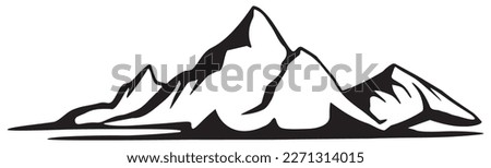 Mountain Chain Mountain Swiss alp  Royalty-Free Stock Photo #2271314015