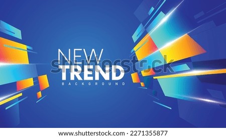 New Trend Modern Abstract Template Design. Geometrical Minimal Shape Elements. Innovative Layouts and Creative Illustrations. Minimalist Artwork and Geometric Shapes. Creative Cover Advertise Design.  Royalty-Free Stock Photo #2271355877
