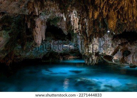 Ecopark Kantun-Chi underground cenote, Puerto Aventuras, Quintana Roo, Mexico Royalty-Free Stock Photo #2271444833