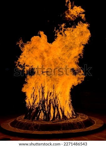 Bonfire Festival Lohri Punjab Celebration Royalty-Free Stock Photo #2271486543
