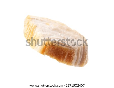 Piece of cooked chicken breast isolated on white Royalty-Free Stock Photo #2271502407