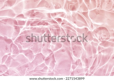 pink water wave abstract, pure natural ripple and bubble texture, gel soap, background photography