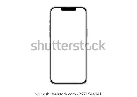 Mockup smart phone generation vector and screen Transparent and Clipping Path isolated for Infographic Business web site design app but
