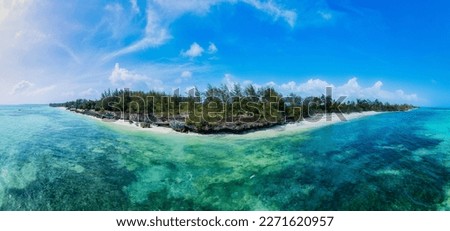 Get lost in the stunning nature of Kiwengwa Beach, Zanzibar, Tanzania with breathtaking panoramic views from above