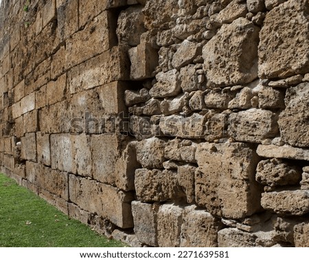 Wall history travel castle Antalya