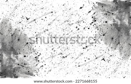 Vector black and white background with a white background. black watercolor background design  