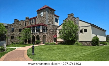 The municipal building of Concord Township in Garnet Valley, west suburb of Philadelphia, Pennsylvania, USA Royalty-Free Stock Photo #2271761603