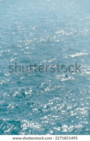 Blurred background photo of calm Atlantic ocean