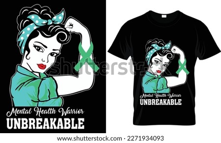 Medical T-shirt Design. Typography T-shirt. Calligraphy. Vector T-shirt Template. Mental Health Awareness Depression Human Brain T-Shirt Design