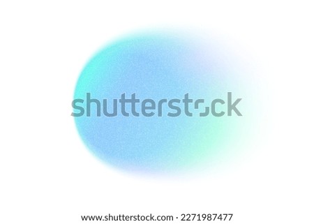 Gradient background, color gradation circle with grain noise texture, vector abstract watercolor holographic blur. Color gradient soft blend mesh of blue iridescent colors Royalty-Free Stock Photo #2271987477