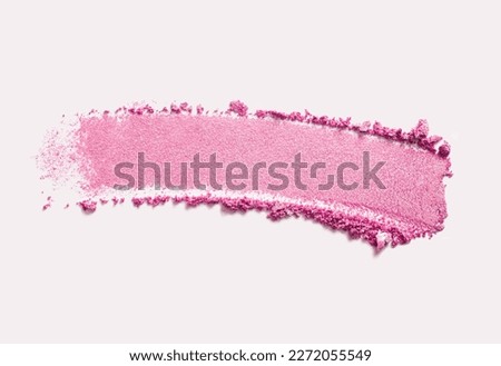 Eye shadow or blusher pink shimmer colored texture background gray pink isolated background Royalty-Free Stock Photo #2272055549