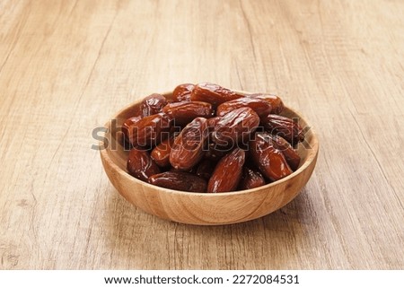 Delicious Kurma Tunisia, sweet dried dates palm fruits. Popular during Ramadan
 Royalty-Free Stock Photo #2272084531