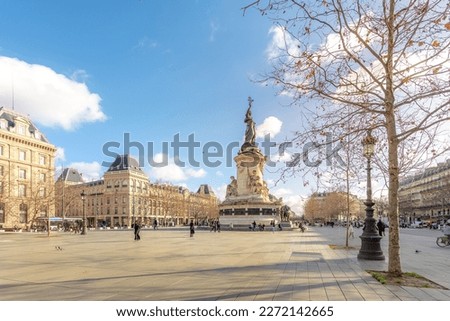 Place de la République, Paris Royalty-Free Stock Photo #2272142665