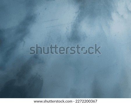 The cement wall background abstract ice blue concrete texture for design, close up, detail. Pattern in dark and light shades smooth dirty stucco retro design. Modern creativity decoration concept