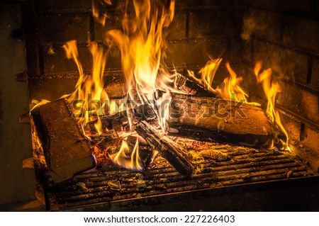 barbecue fire