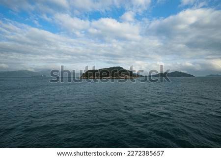 Natural scenery of islands in the South China Sea