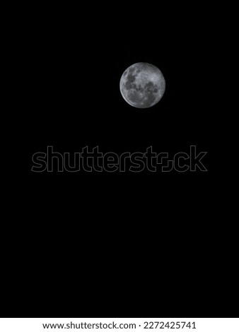 Phone click beautiful full moon picture