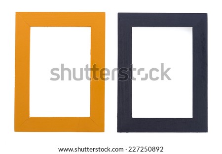 Frame isolated on white background