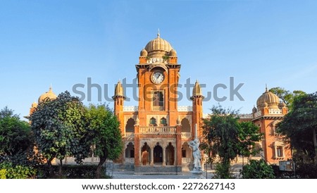 Mahatma Gandhi Hall. Ghanta Ghar, Indore, Madhya Pradesh. Also Known as King Edward Hall. Indian Architecture. Royalty-Free Stock Photo #2272627143