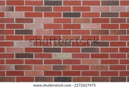 Plain Old Brick wall background with varying brick shades