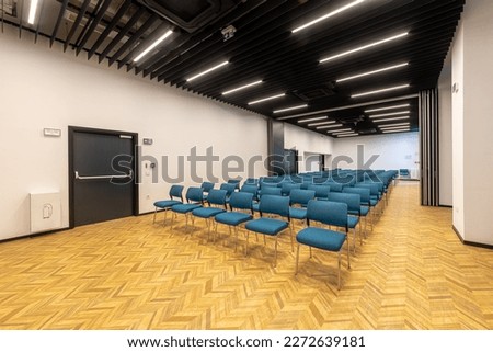 Empty conference room. Interior of modern conference hall