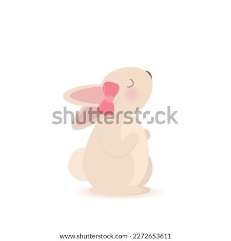 Easter rabbit. Holiday. Vector illustration.