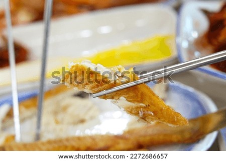 Korea halibut plaice fish fried