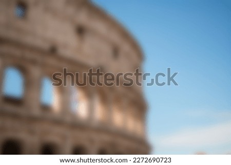 Blurred Roma historical build wallpaper