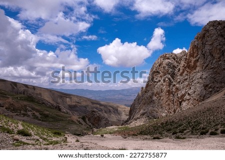 Demirkazik summit, located in Nigde Aladaglar, 3756-meter-high on Taurus mountains at Sounth Anatolia  Turkey