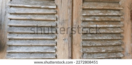 antique and ancient wooden window pattern