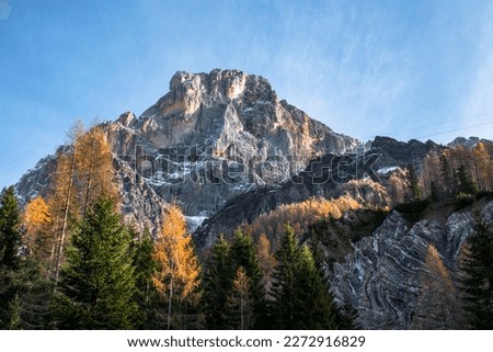 Dolomites, Italian Alps. Autumn time