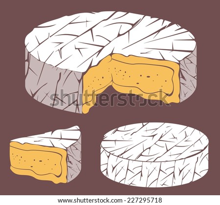 Cheese. Vector Illustration