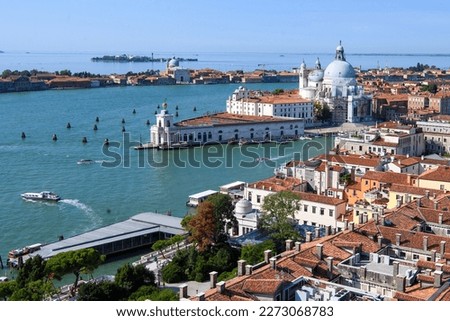 Beautiful skyview of Venice, Italy