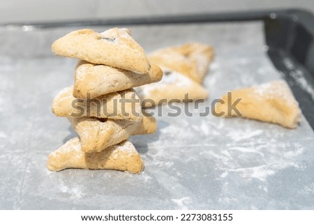 Gluten-free cookies on baking paper.