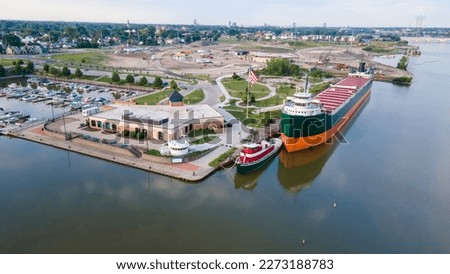 Museum ships of the National Museum of the Great Lakes Royalty-Free Stock Photo #2273188783